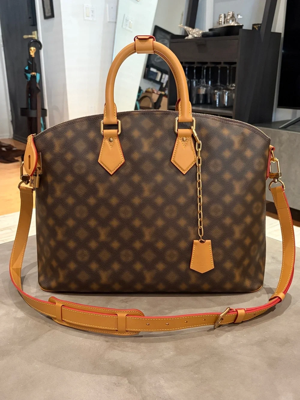 Louis Vuitton Blurry Monogram LockIt Bag